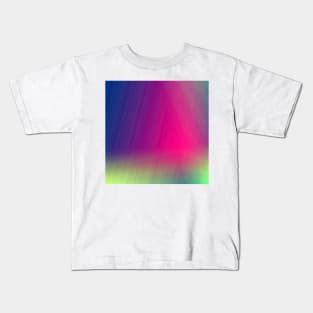 blue green blue abstract texture Kids T-Shirt